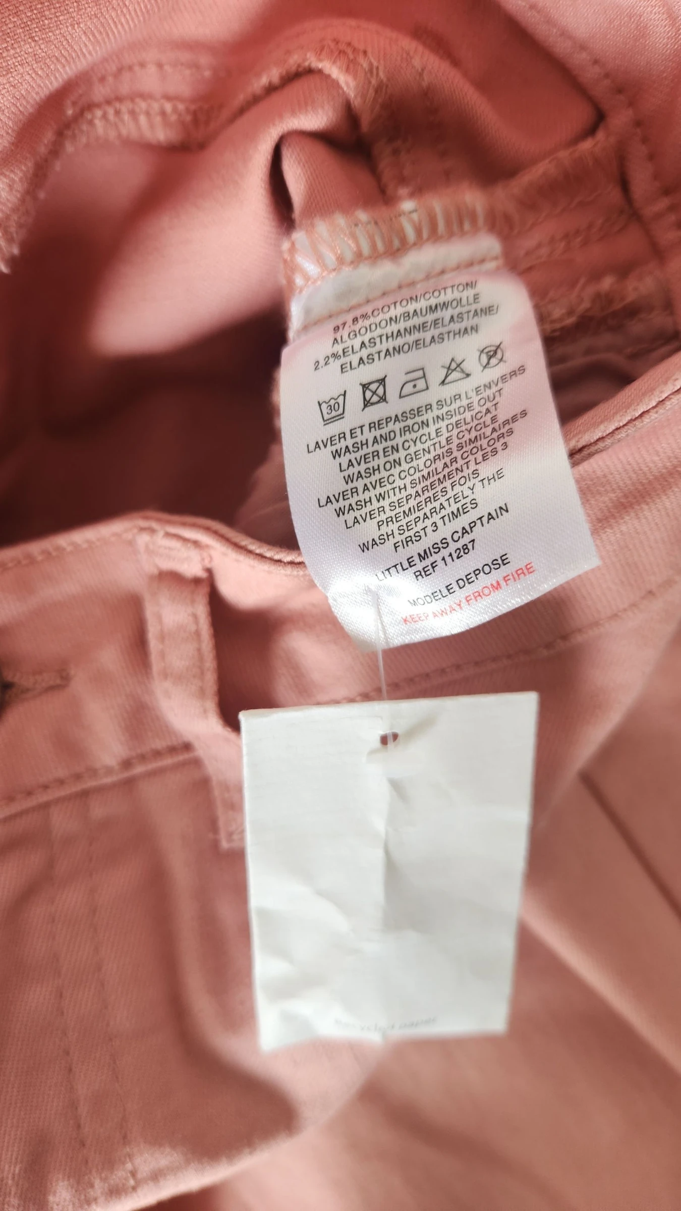 Lichtroze uitlopende jeans bootcut/stretch ●Maat M●🌸 – photo 6